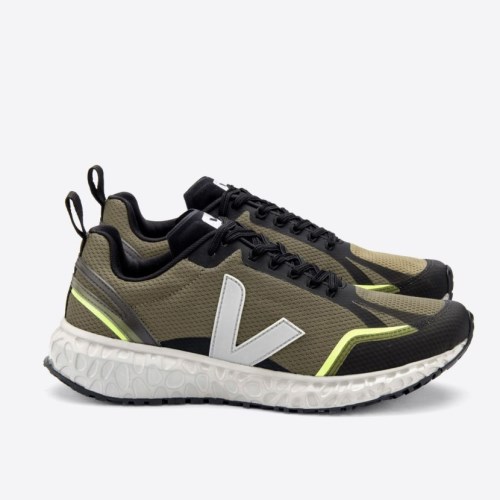 Veja Condor Mesh Mens Trainers Olive UK 85869